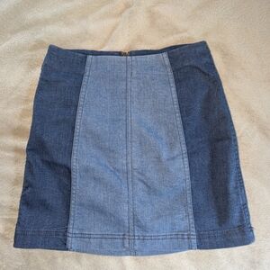 Free People Denim Mini Skirt